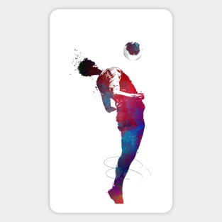 Football player sport art #football Magnet